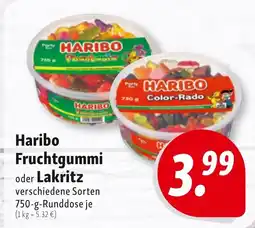 Nah & Frisch Haribo Fruchtgummi oder Lakritz Angebot