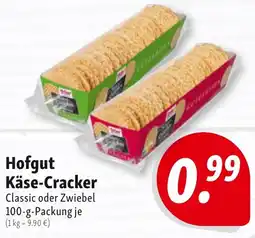 Nah & Frisch Hofgut Käse-Cracker Classic oder Zwiebel Angebot