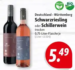 Nah & Frisch Deutschland - Württemberg Schwarzriesling oder Schillerwein Angebot
