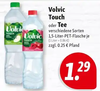 Nah & Frisch Volvic Touch oder Tee Angebot