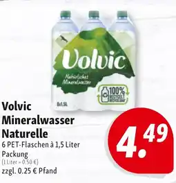 Nah & Frisch Volvic Mineralwasser Naturelle Angebot
