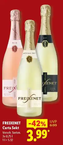 Lidl FREIXENET Carta Sekt Angebot