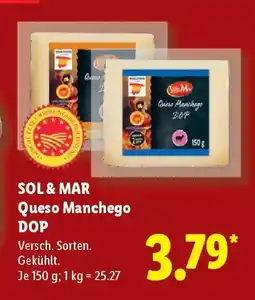 Lidl SOL & MAR Queso Manchego DOP Angebot