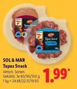 Lidl SOL & MAR Tapas Snack Angebot