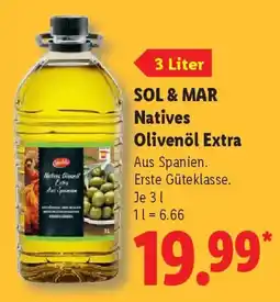 Lidl SOL & MAR Natives Olivenöl Extra Angebot
