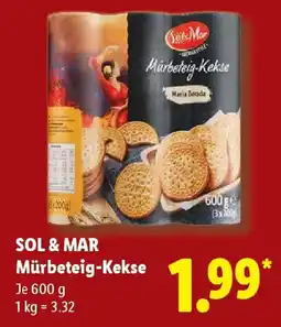Lidl SOL & MAR Mürbeteig-Kekse Angebot
