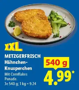 Lidl METZGERFRISCH Hähnchen- Knusperchen Angebot
