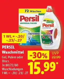 Lidl PERSIL Waschmittel Angebot