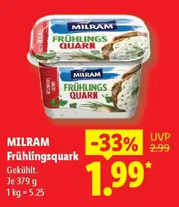 Lidl MILRAM Frühlingsquark Angebot