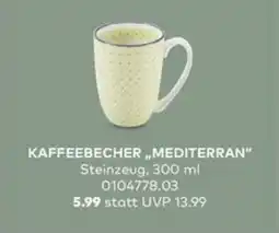 porta Kaffeebecher,,mediterran" Angebot