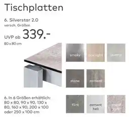 porta Tischplatten Silverstar 2.0 Angebot