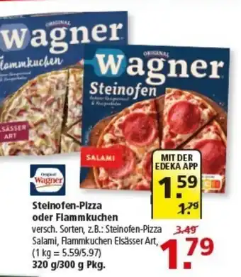 Multi Markt Wagner Steinofen-Pizza oder Flammkuchen Angebot