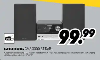 MEDIMAX Grundig Stereoanlage | CMS 3000 BT DAB+ Angebot