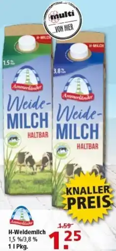 Multi Markt H-Weldemilch Angebot