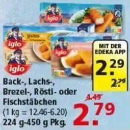 Multi Markt iglo Back, Lachs, Brezel, Rösti oder Fischstäbchen Angebot