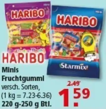 Multi Markt HARIBO Minis Fruchtgummi Angebot