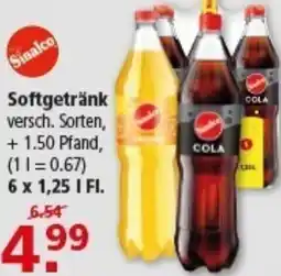Multi Markt Sinalco Softgetränk Angebot