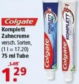 Multi Markt Colgate Komplett Zahncreme Angebot
