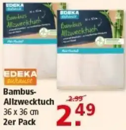 Multi Markt EDEKA zuhause Bambus Allzwecktuch Angebot