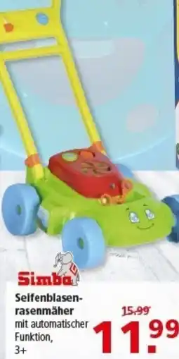 Multi Markt Simba Seifenblasenrasenmäher Angebot