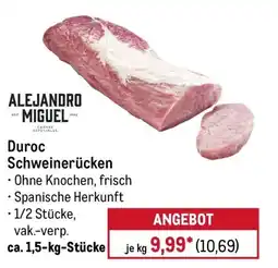 METRO ALEJANDRO MIGUEL Duroc Schweinerücken Angebot