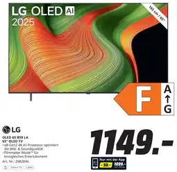 MediaMarkt LG OLED 65 B59 LA 65" OLED TV Angebot