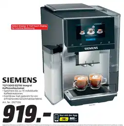 MediaMarkt SIEMENS TQ713D03 EQ700 integral Kaffeevollautomat Angebot
