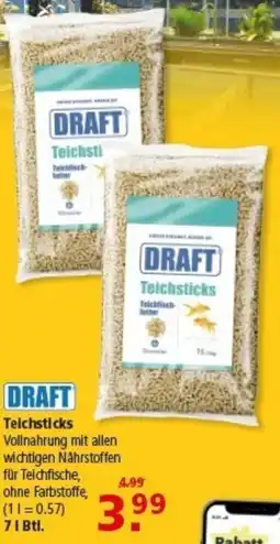Multi Markt DRAFT Teichsticks Angebot