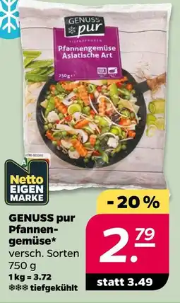 NETTO Genuss pur pfannengemüse Angebot