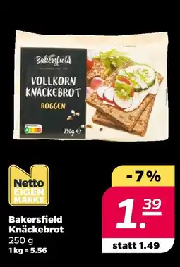 NETTO Bakersfield knäckebrot Angebot