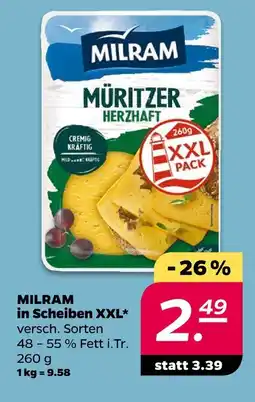 NETTO Milram käase in scheiben xxl Angebot