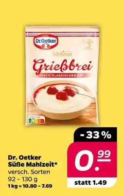 NETTO Dr. oetker süße mahlzeit Angebot