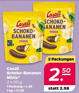 NETTO Casali schoko-bananen minis Angebot