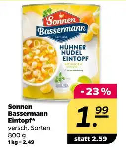 NETTO Sonnen bassermann eintopf Angebot