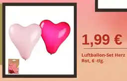 Depot Luftballon-Set Herz Rot, 6-tlg. Angebot