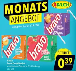 CITTI Markt Rauch Bravo Durst Löscher Angebot