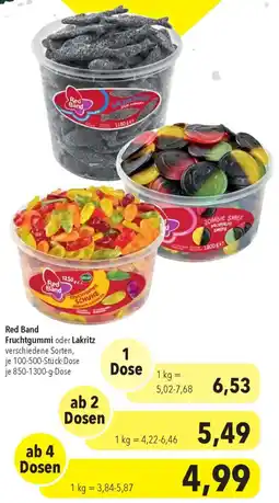 CITTI Markt Red Band Fruchtgummi oder Lakritz Angebot