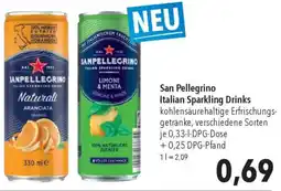 CITTI Markt San Pellegrino Italian Sparkling Drinks Angebot