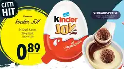 CITTI Markt Ferrero kinder Joy Angebot