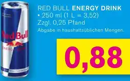KODi Red bull energy drink Angebot