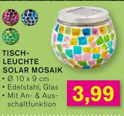 KODi Tisch leuchte solar mosaik Angebot