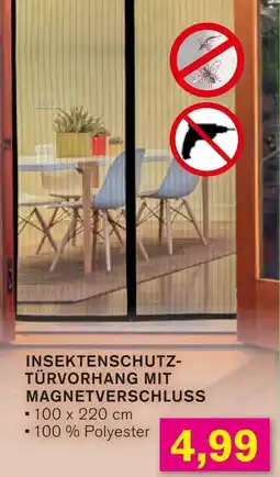 KODi INSEKTENSCHUTZ TÜRVORHANG MIT MAGNETVERSCHLUSS Angebot