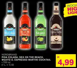 KODi Pina colada, sex on the beach, mojito o. espresso martini cocktail Angebot
