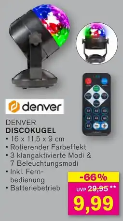 KODi Denver discokugel Angebot