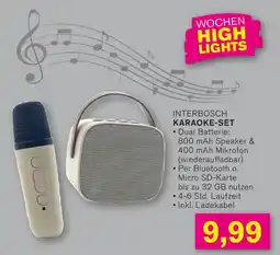 KODi Interbosch karaoke-set Angebot