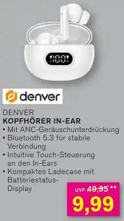 KODi Denver kopfhörer in-ear Angebot