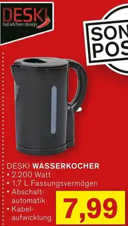 KODi Deski wasserkocher Angebot