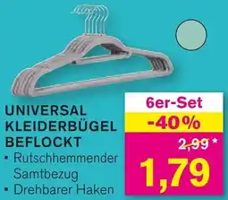 KODi Universal kleiderbügel beflockt Angebot