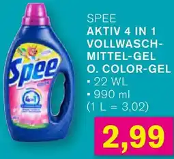 KODi Spee aktiv 4 in 1 vollwaschmittel-gel o. color-gel Angebot