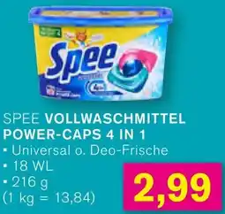 KODi Spee vollwaschmittel power-caps 4 in 1 Angebot